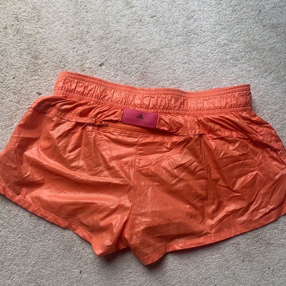 Adidas Stella McCartney orange running short XS - Picture 3 of 4